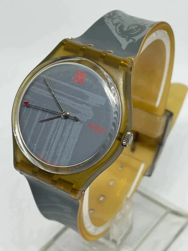 Swatch GZ123 Parthenon 1990 | Reloj vintage con caja | Edición griega coleccionista – photo 2